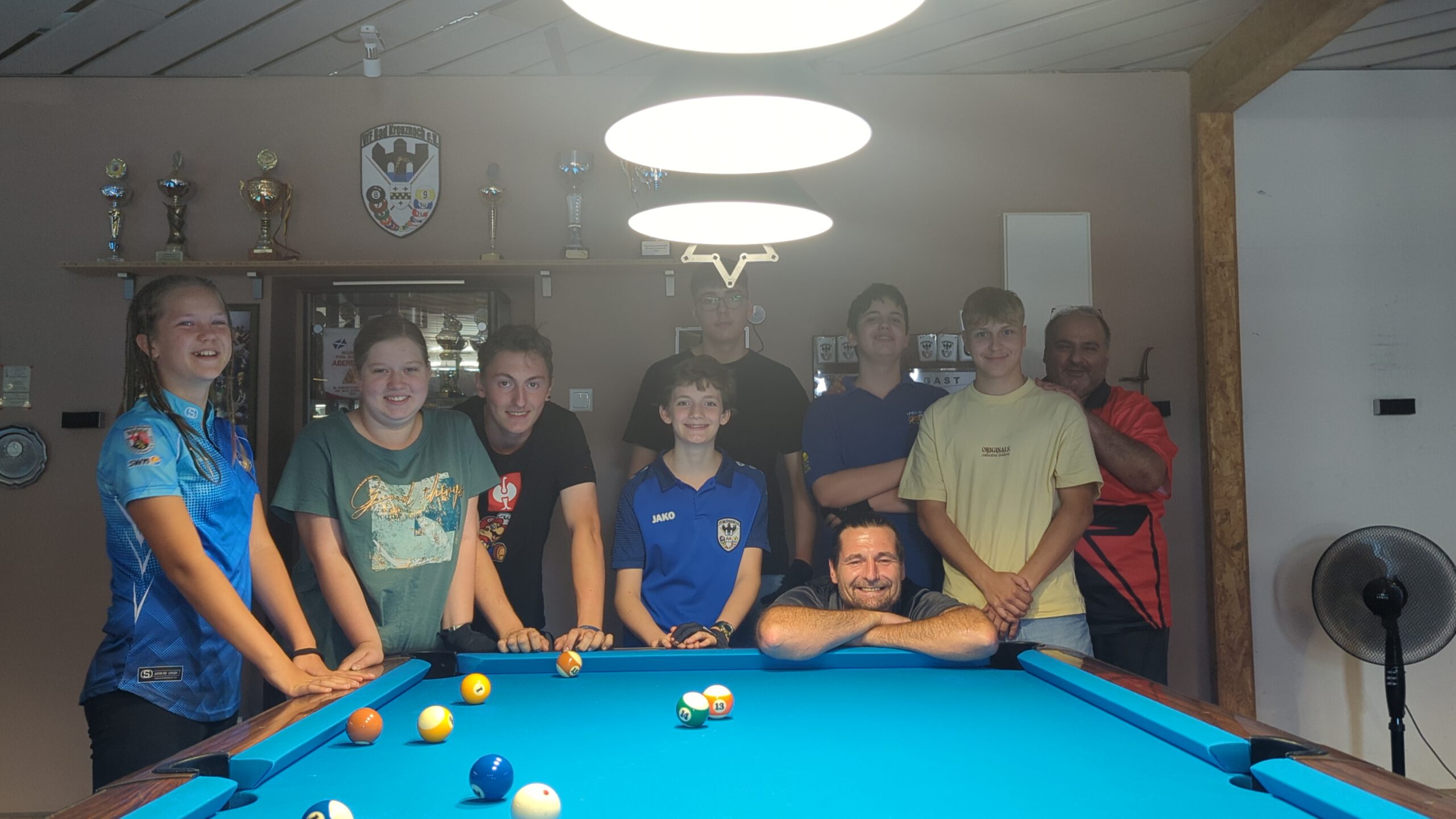 Erfolgreicher Abschluss des Poolbillard Jugend Kaderlehrgangs beim VfF Bad Kreuznach e.V.