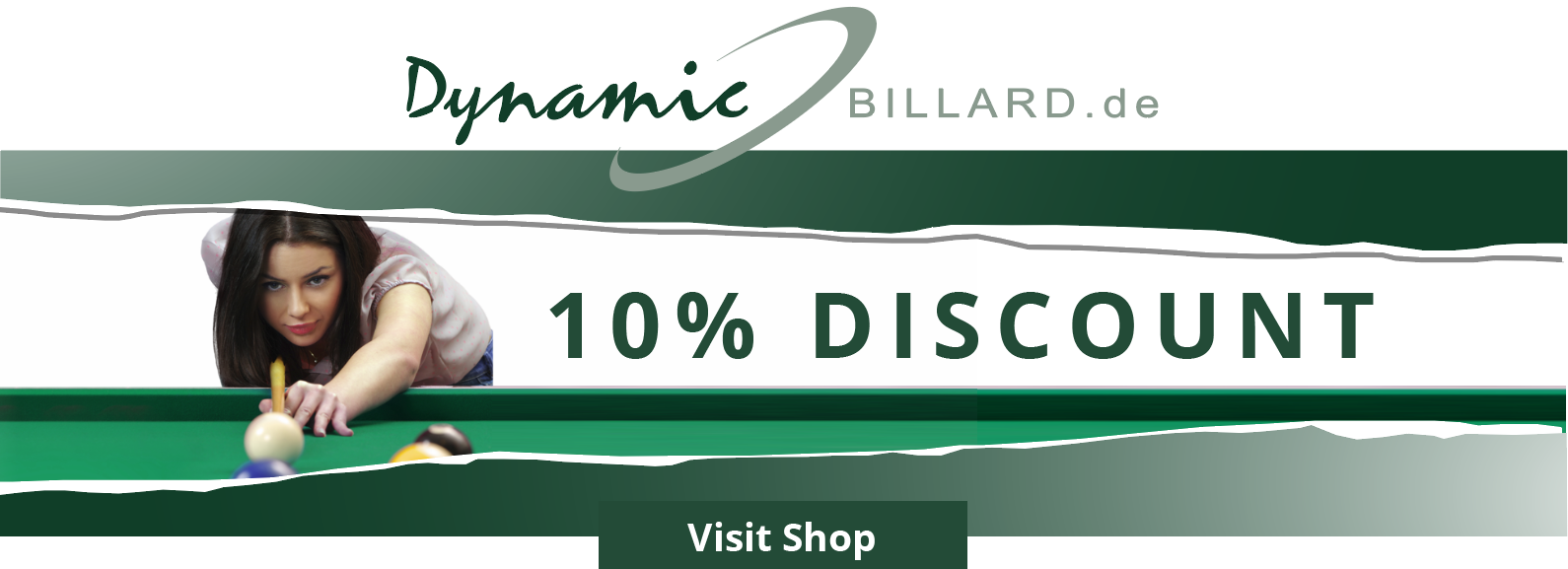 Exklusive Kooperation mit Dynamic Billard: 10 % Rabatt auf eure Einkäufe!